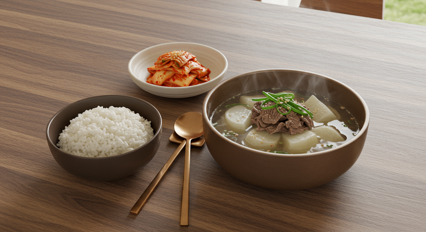 집밥의 정석! 소고기 무국의 특별한 매력 ✨