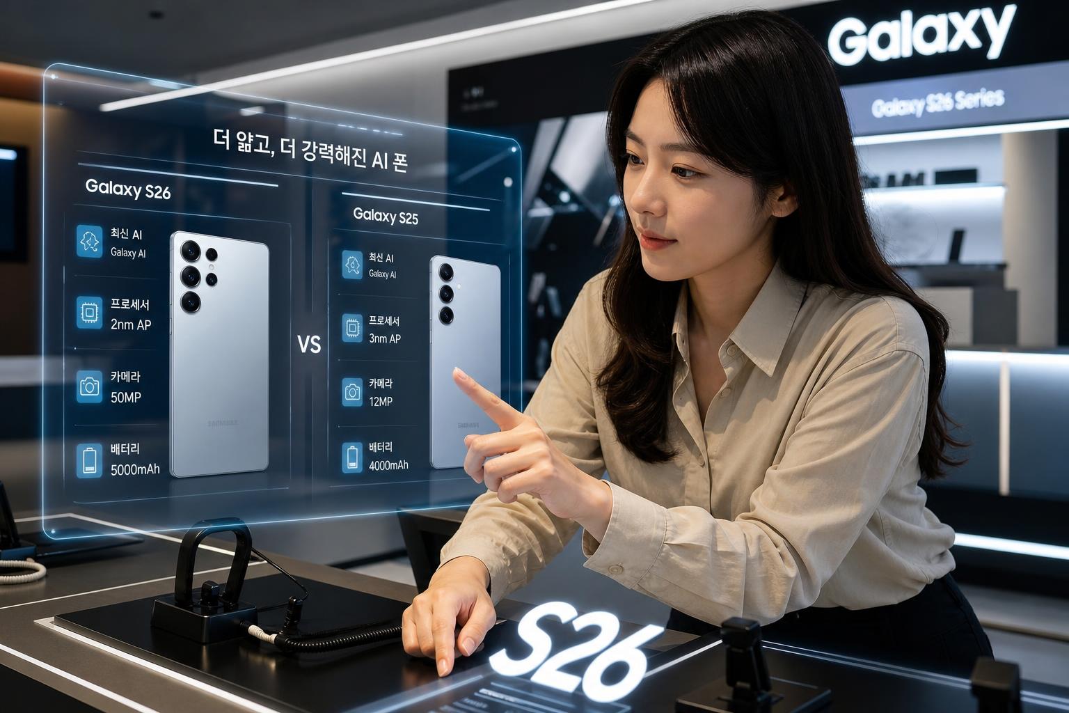 갤럭시 S26 시리즈, 전작보다 무엇이 달라졌나요?