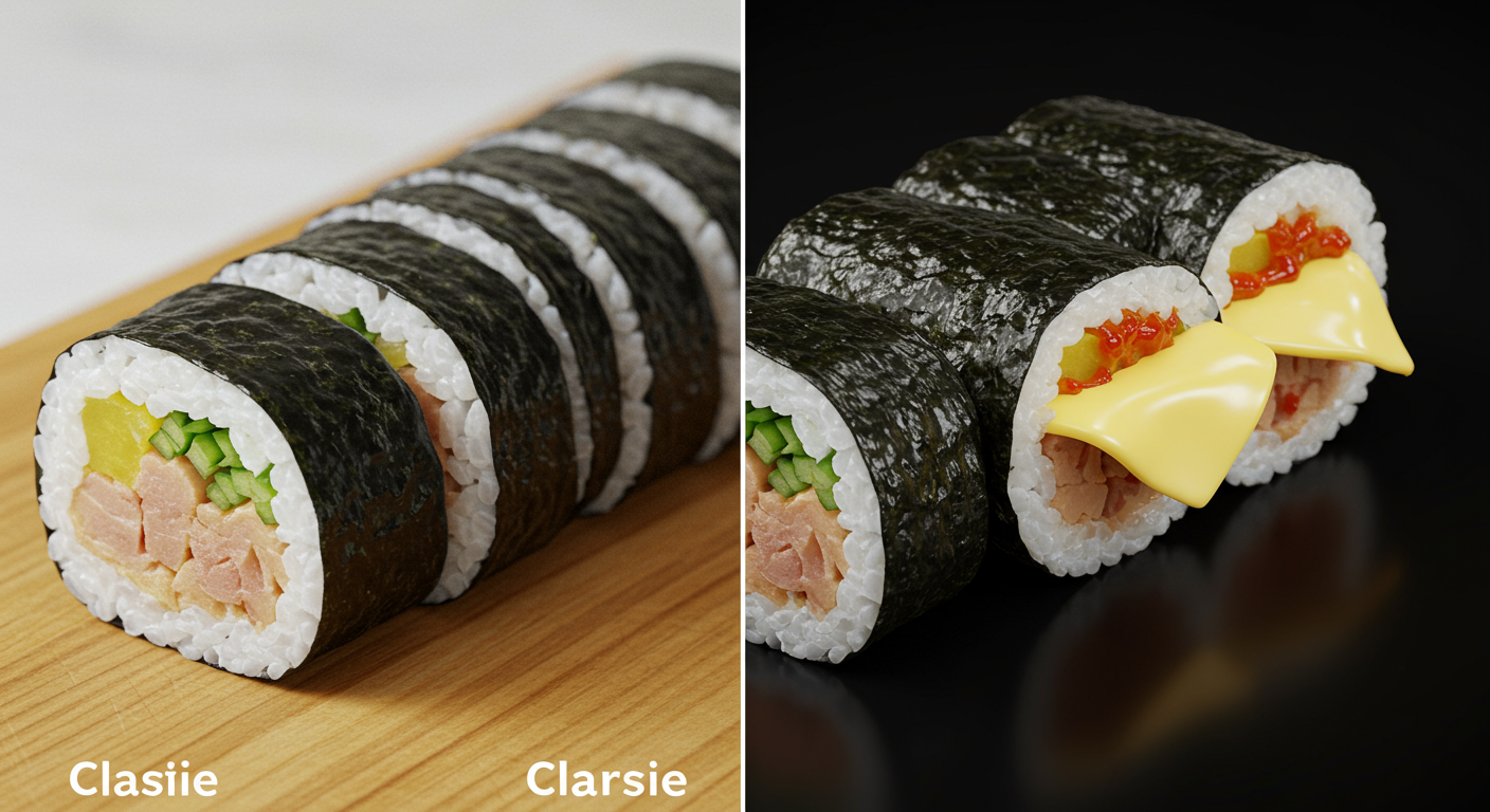 나만의 참치김밥 만들기! 정통 vs 변형 레시피 🌶️🧀