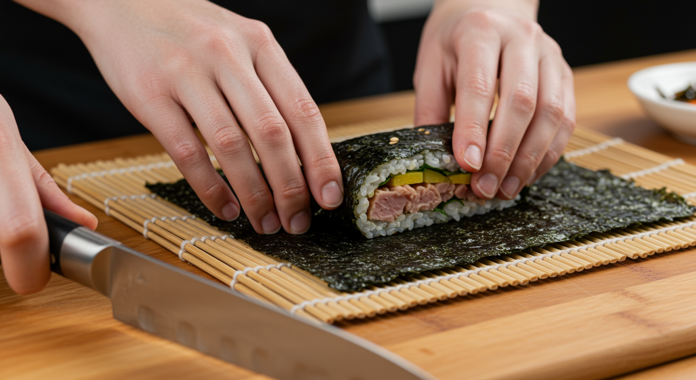 김밥 달인 되는 법! 맛있게 말고 예쁘게 자르기 🔪