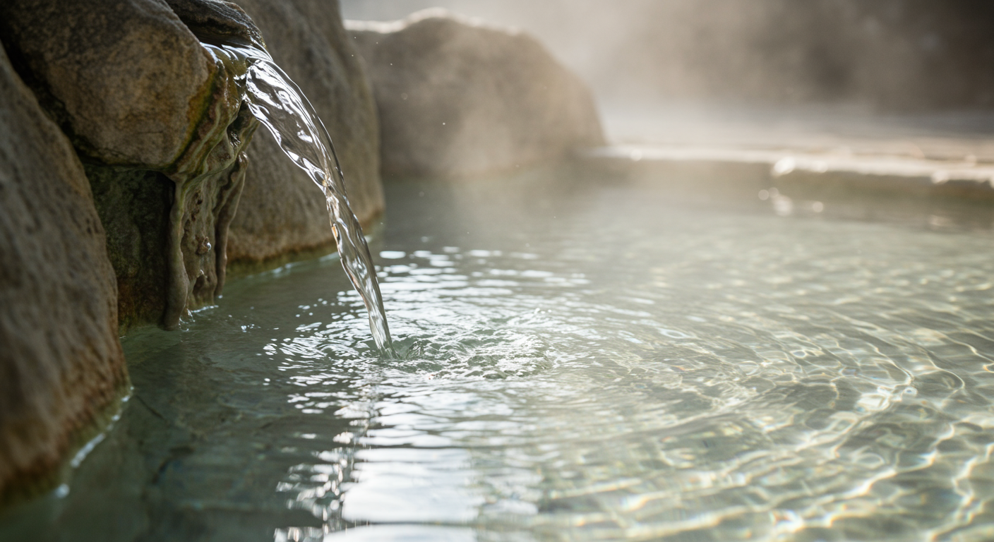 유성온천수의 특별한 효능과 깨끗함