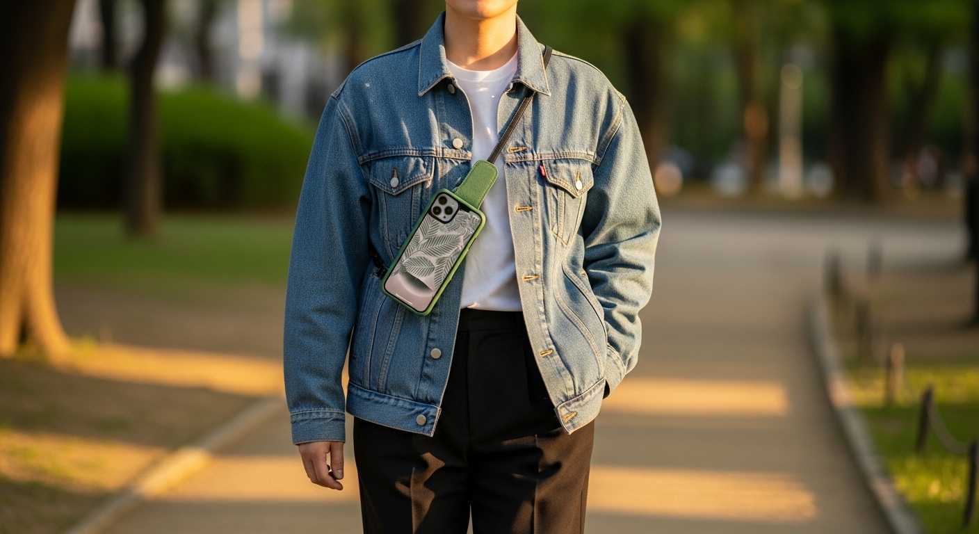 자연을 담고 기능을 더하다: 친환경 & 크로스바디 케이스 🌿