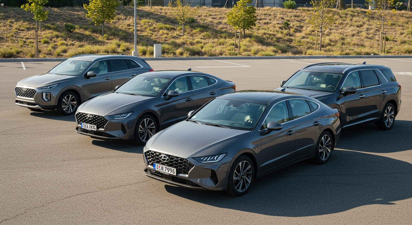 팰리세이드, 그랜저, 쏘나타! 현대자동차의 자랑스러운 차들