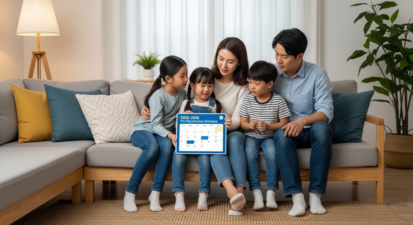 2025-2026 독감 국가예방접종 일정 미리 확인해요!