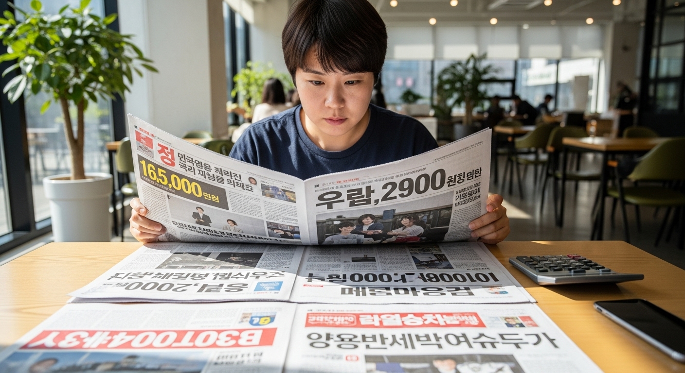 2025년 종이 신문 구독료는 얼마일까요?