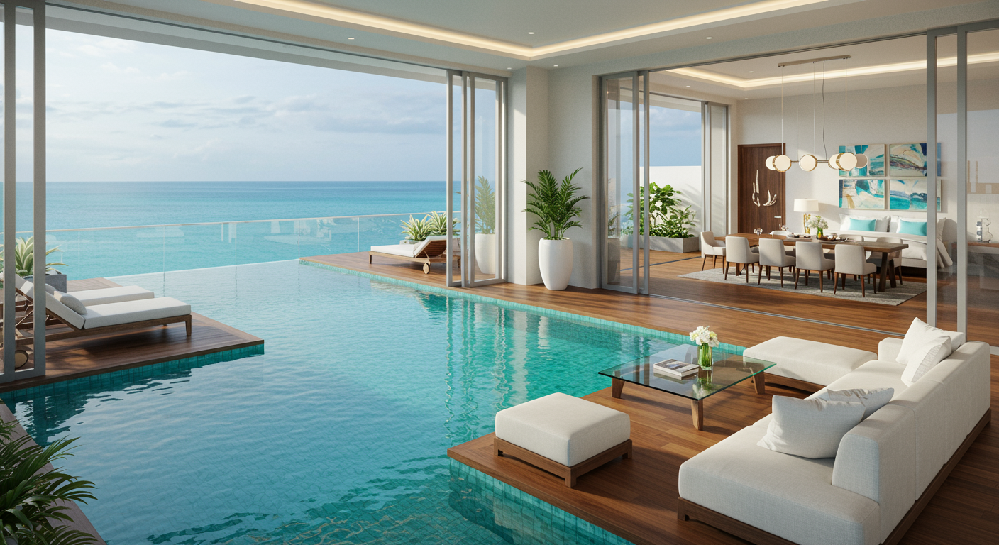 럭셔리 객실 탐험: 나만의 프라이빗 풀빌라