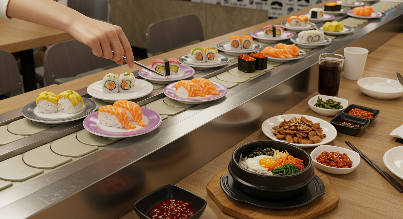 신선함이 가득! '이아초밥'과 든든한 '한식당 아울'