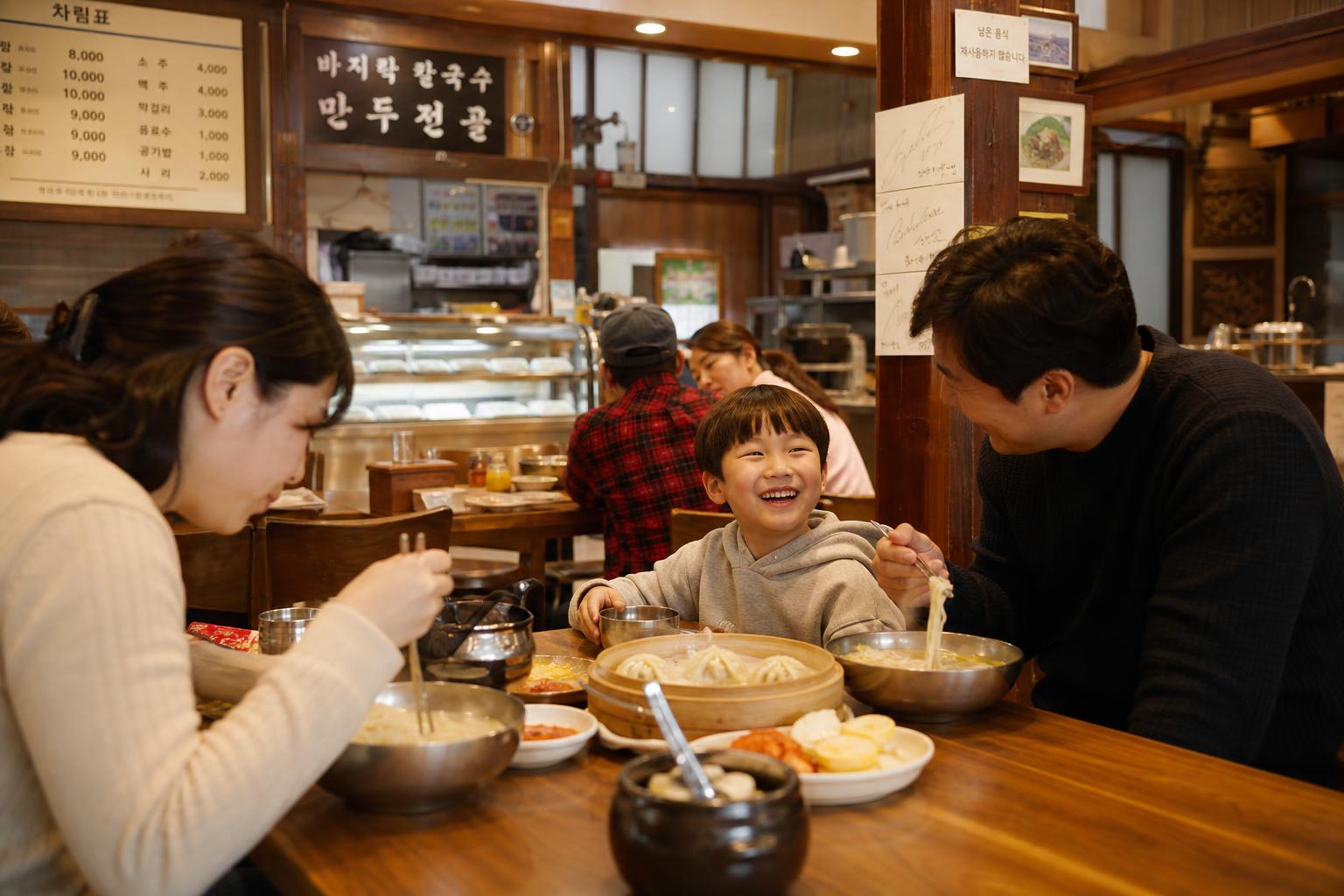 현지인이 사랑하는 칼국수·만두 맛집, 밀밭식당