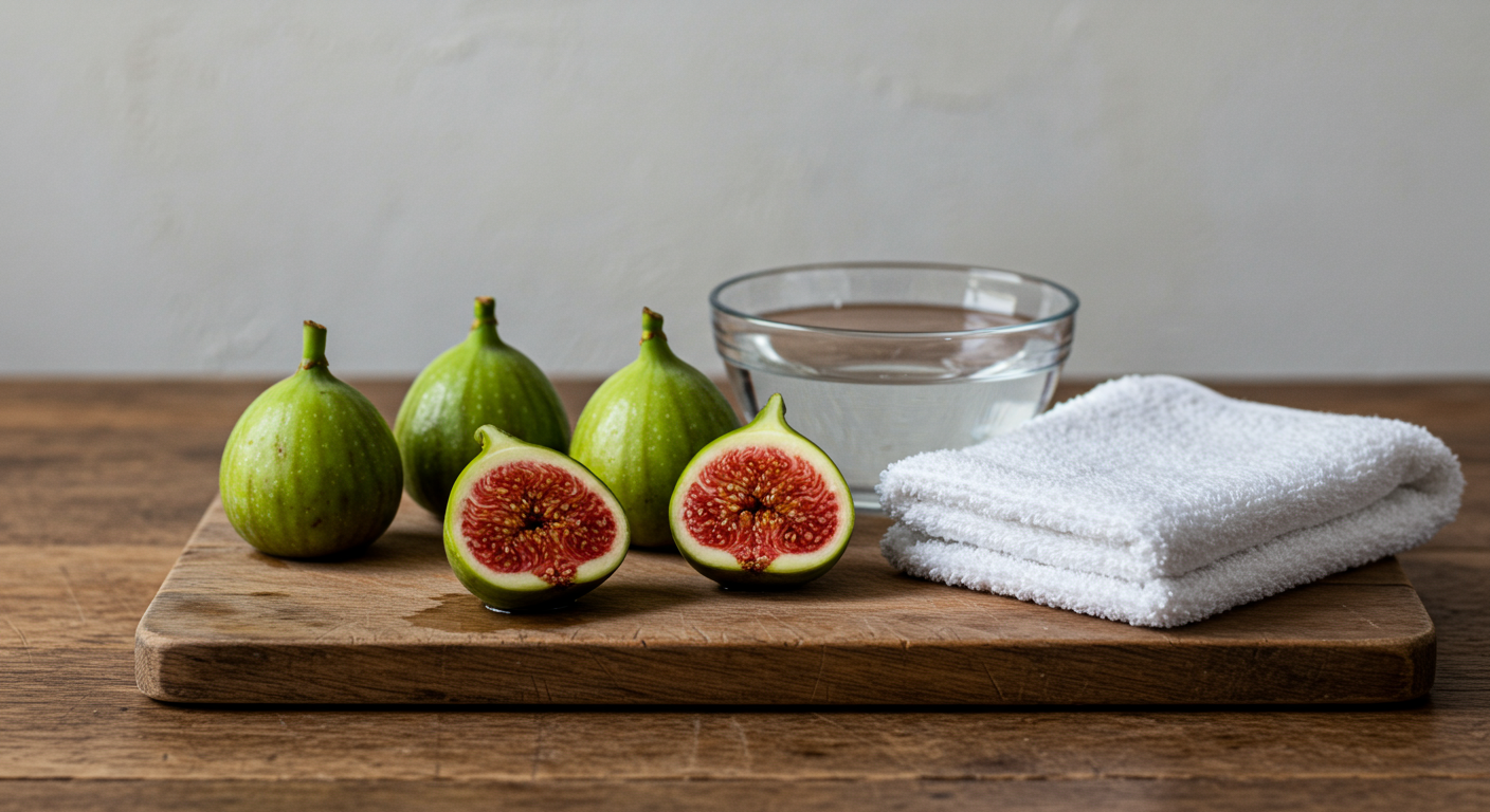 무화과 씻기 전, 이것만 기억해요! (준비물!)
