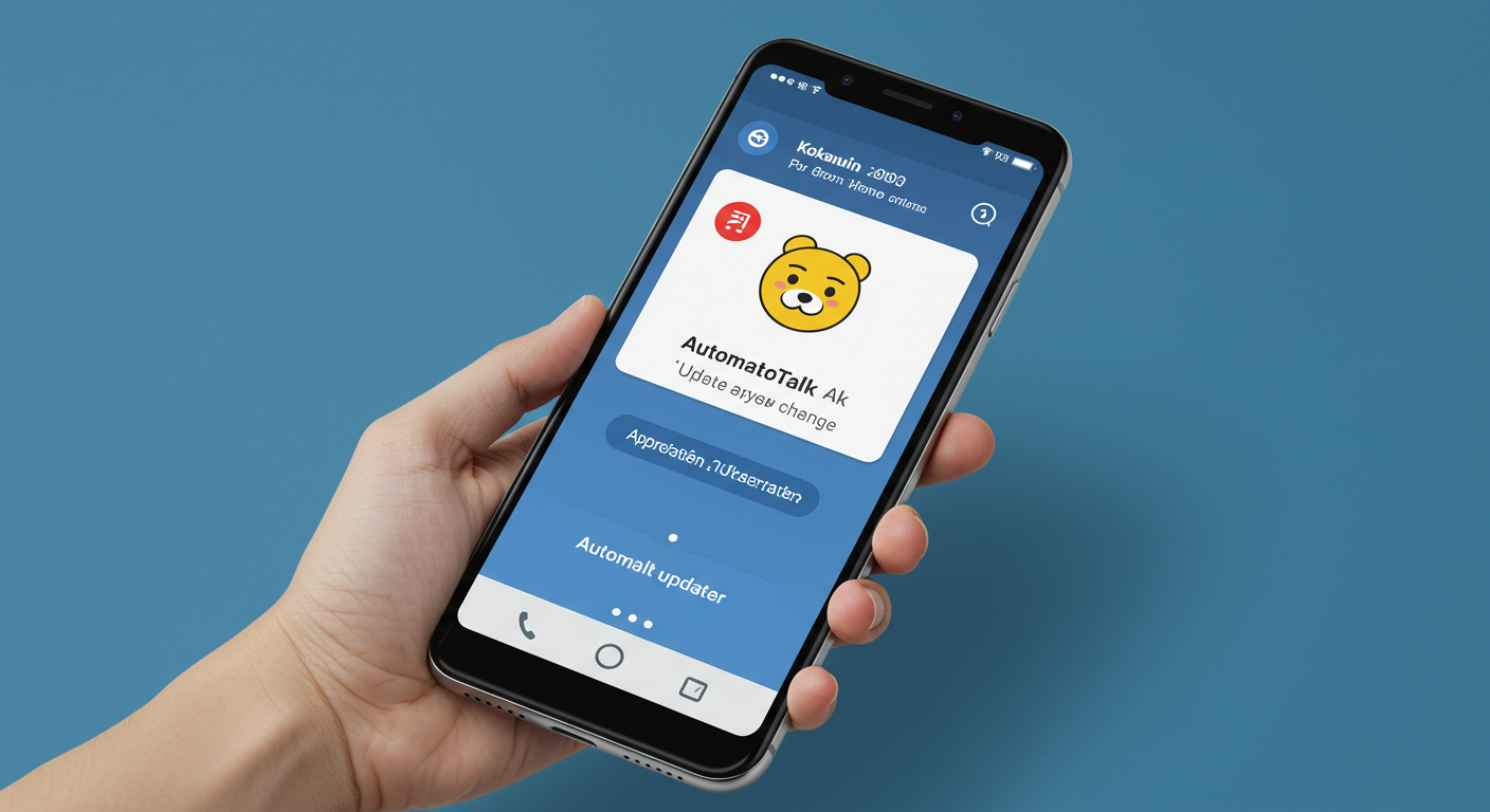 카톡 자동 업데이트, 대체 무엇이길래?