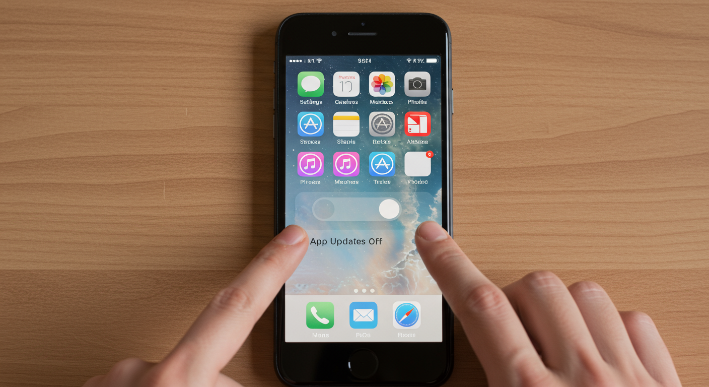 아이폰 카톡 자동 업데이트 끄는 방법