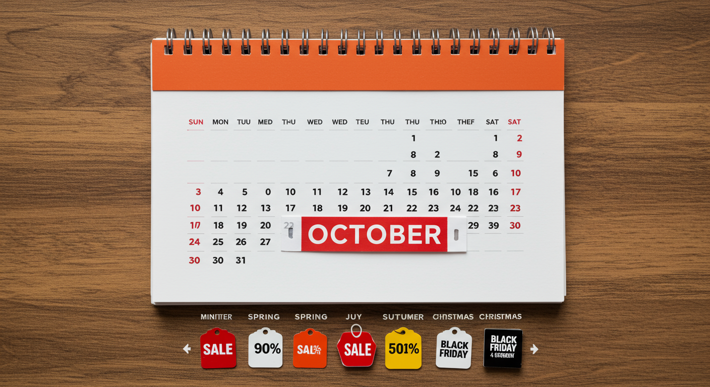 유니클로 연간 세일 캘린더, 10월은 어떤 의미? 📅