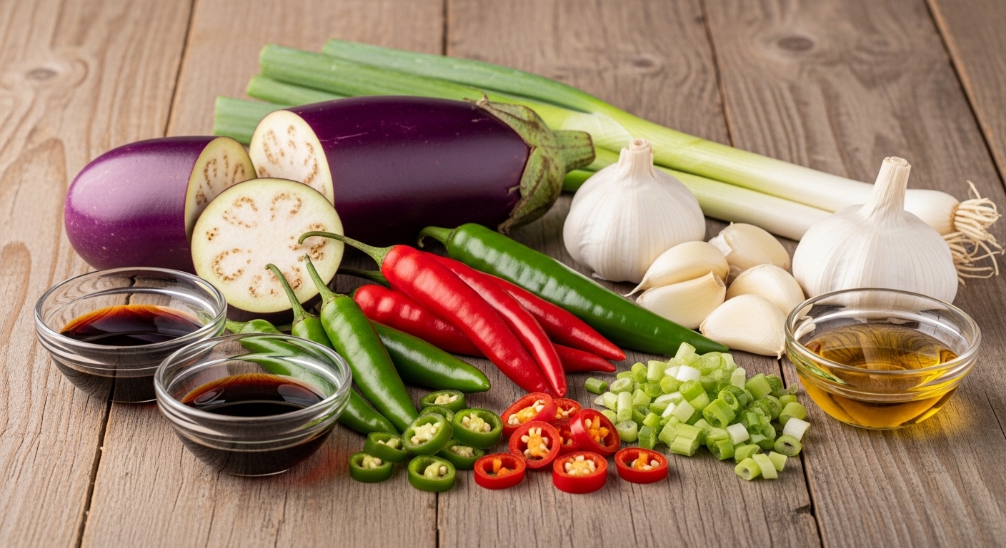 가지무침 만들기, 필요한 재료는?