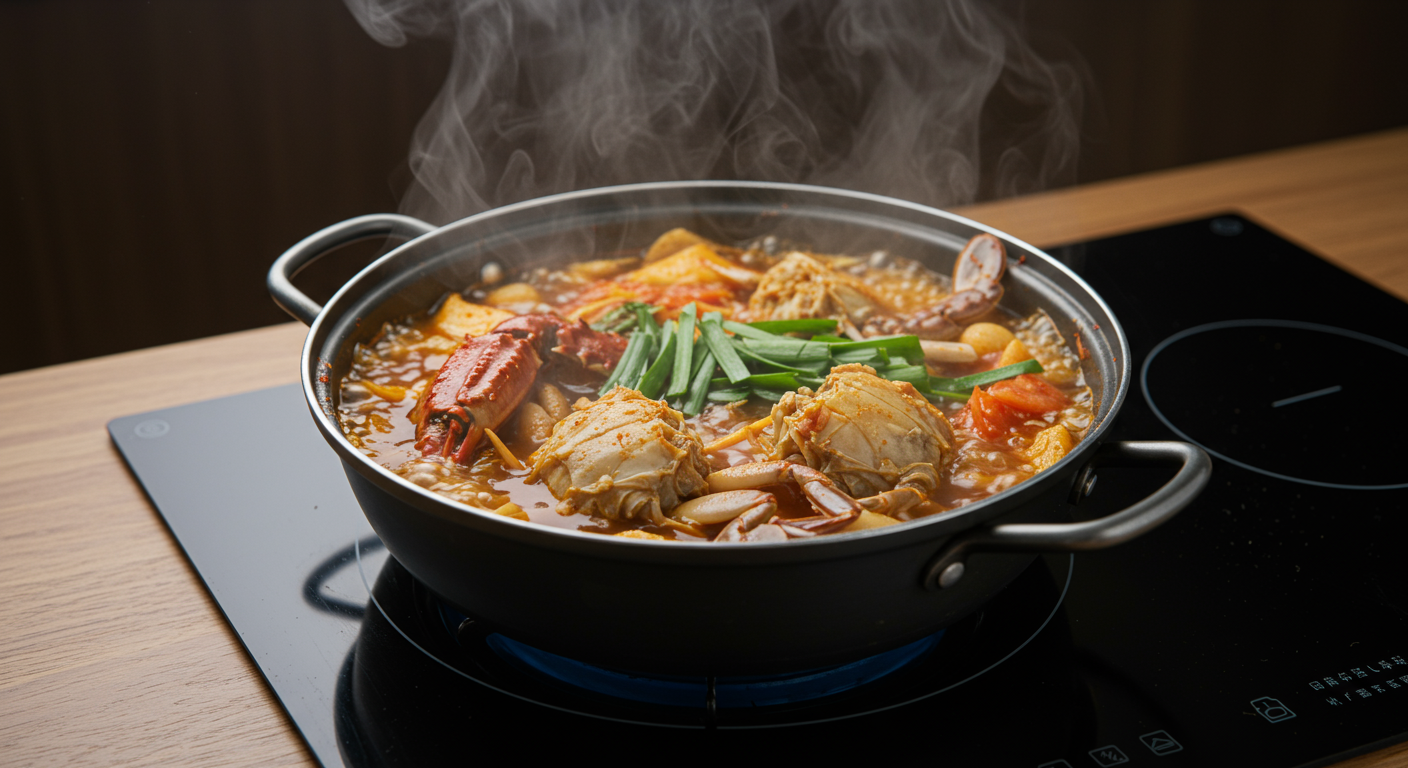 초간단 냉동꽃게탕 끓이는 레시피