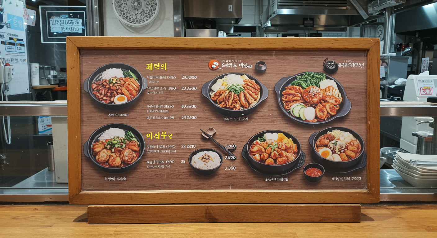 오징어볶음, 어떤 메뉴와 가격으로 즐길 수 있나요?