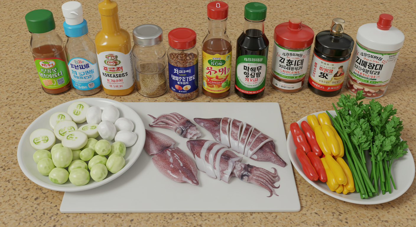 집에서 만드는 수원 오징어볶음, 재료와 레시피 대공개!
