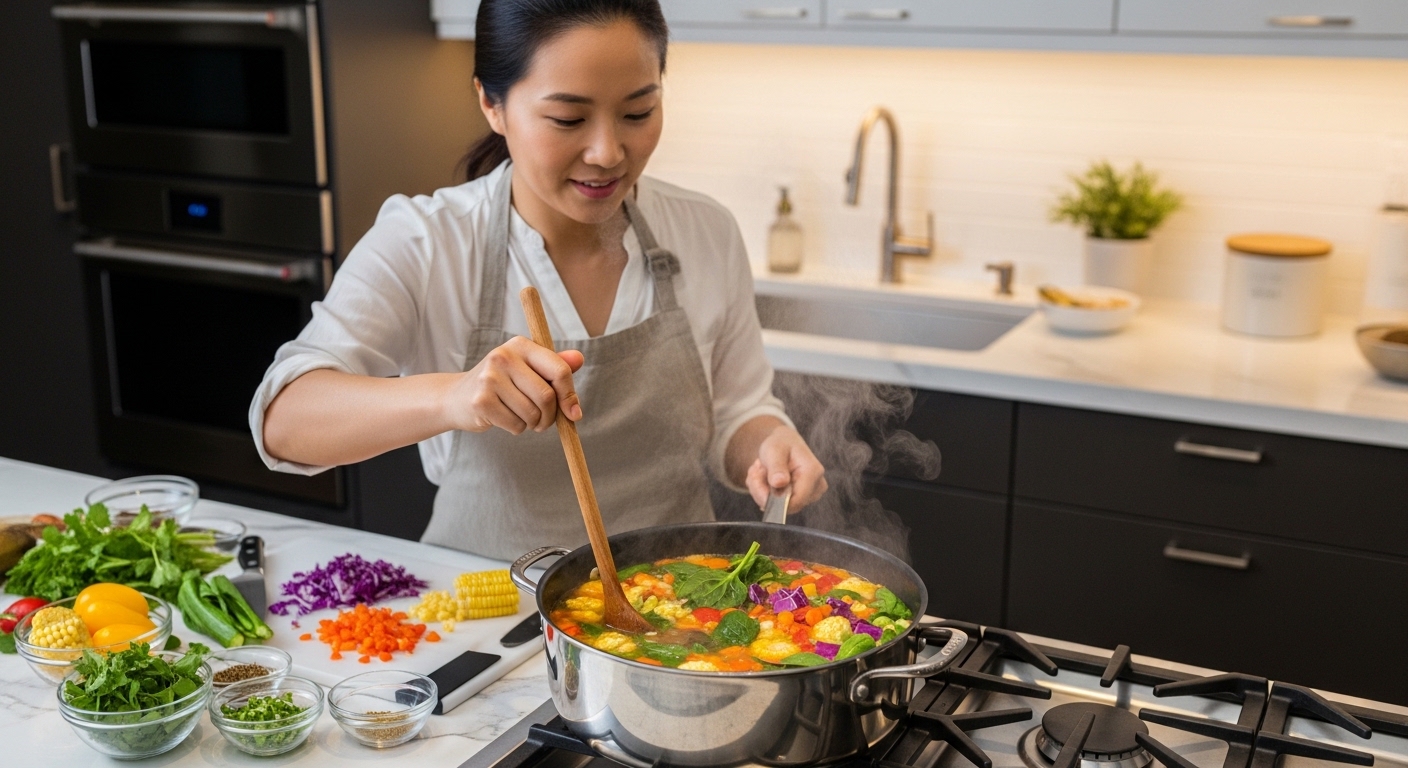 간단하게 따라 하는 춈미 마녀스프 조리 과정