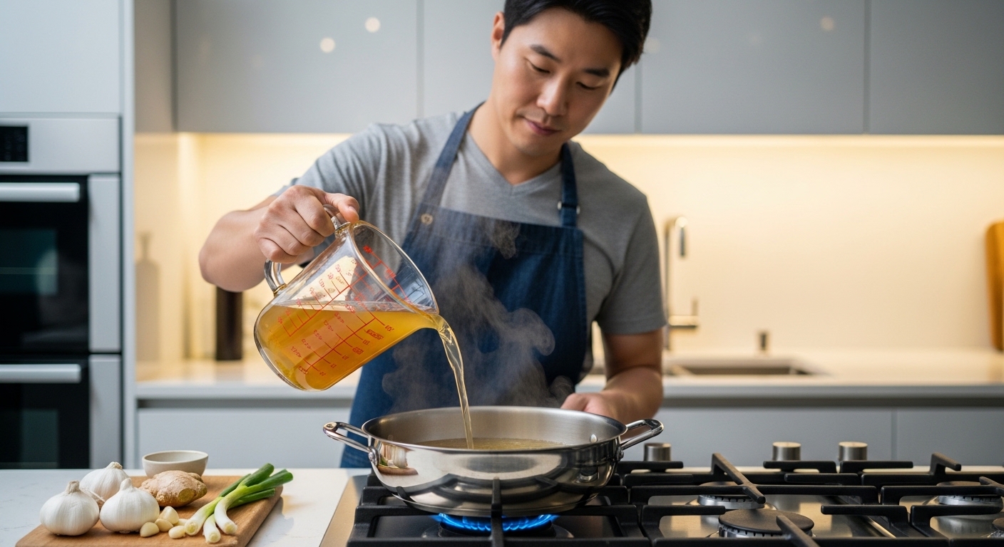 깊고 시원한 육수 베이스 만들기