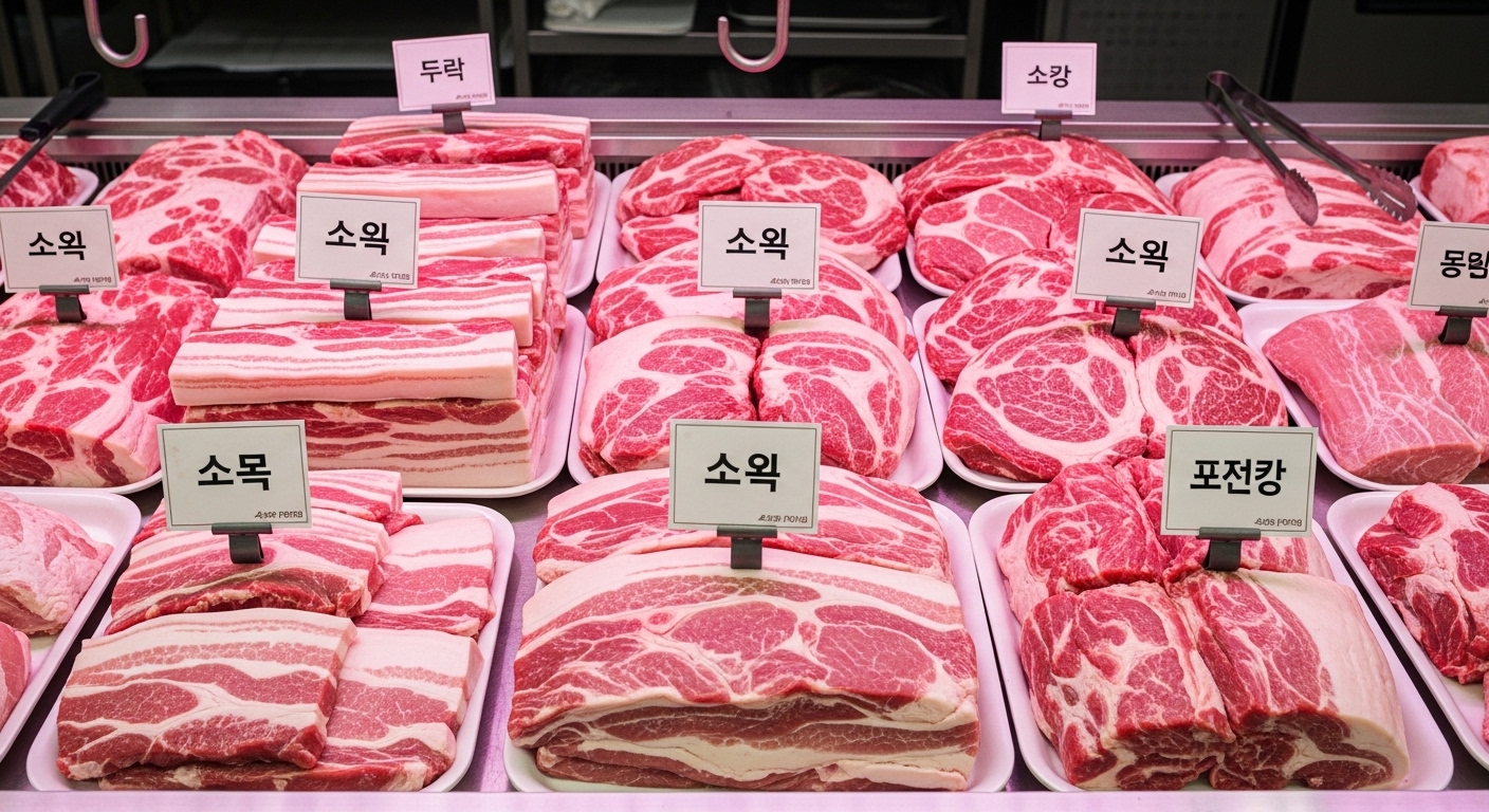 부위별 선택 가이드: 삼겹살 목살 앞다리 사태