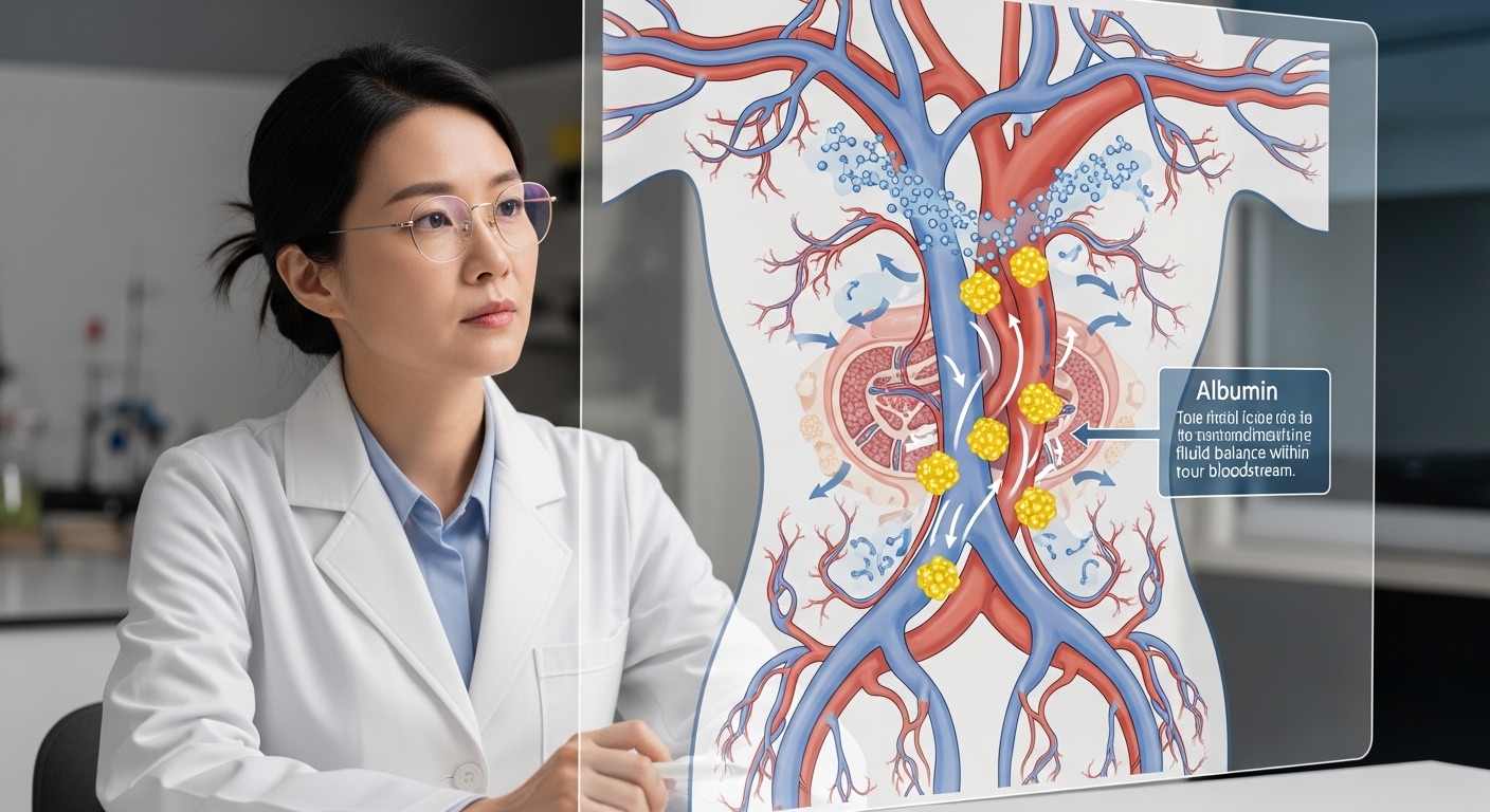 알부민의 첫 번째 핵심 역할: 혈관 속 수분 지키기