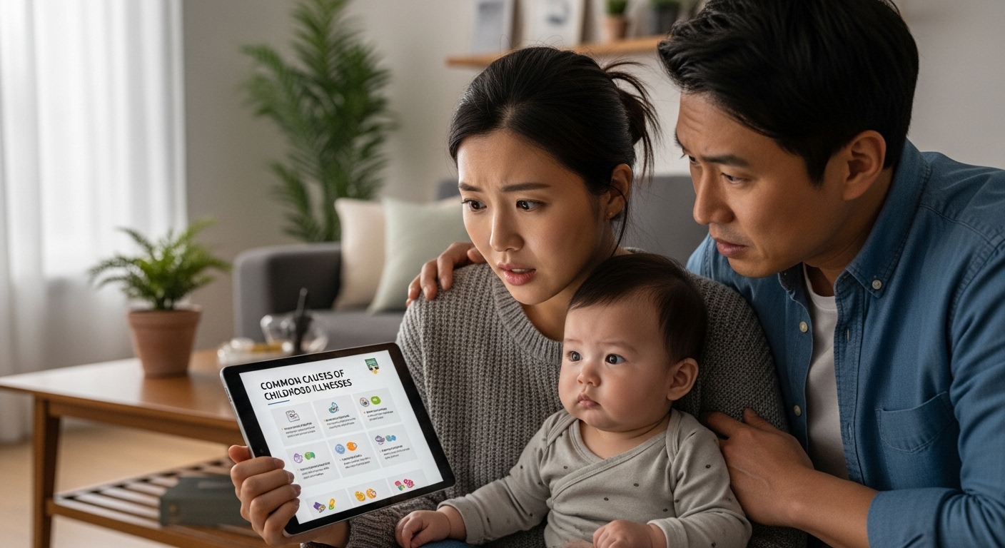 우리 아기 후두염, 왜 걸릴까요? (주요 원인)