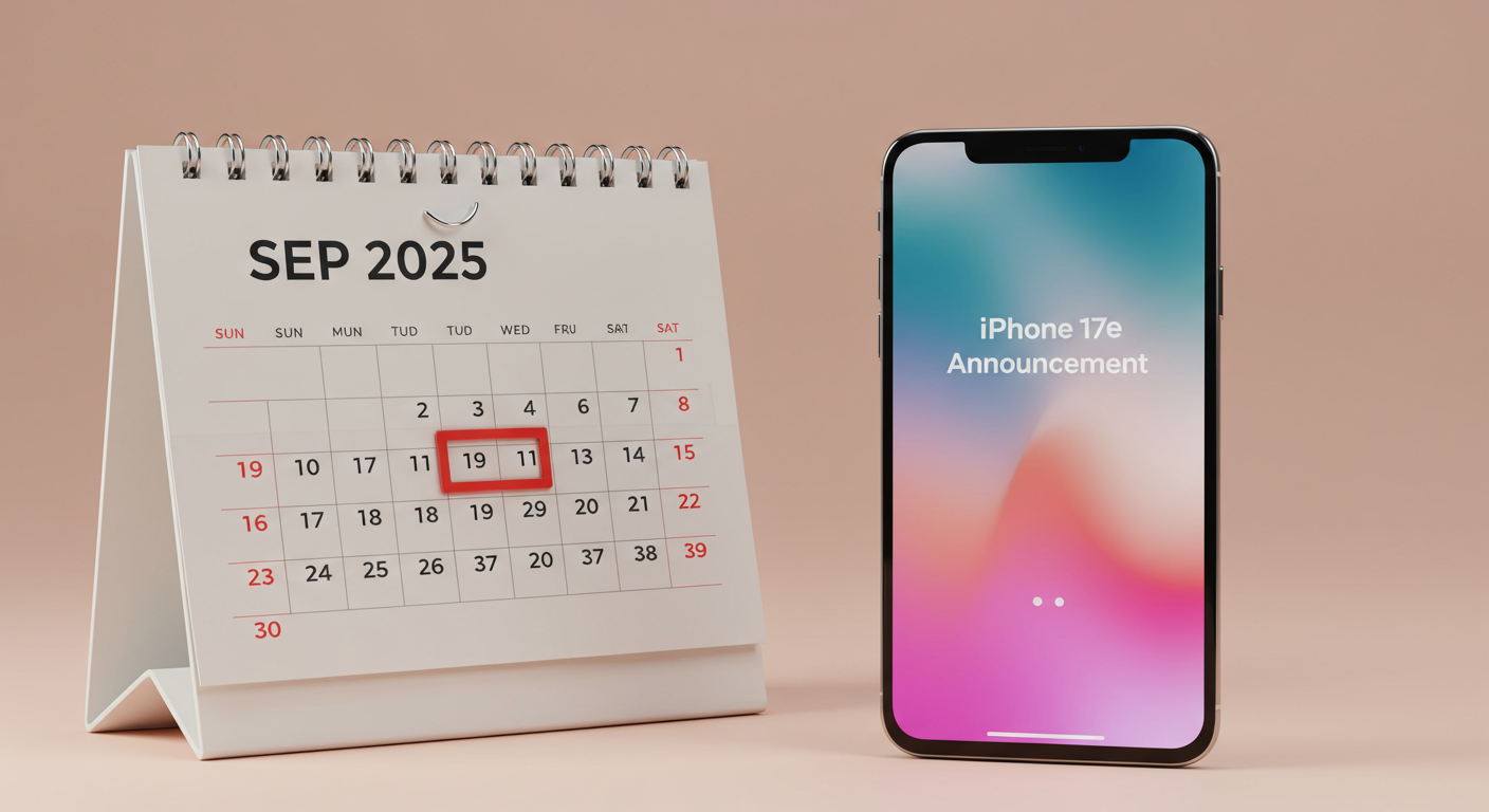 언제 만날 수 있을까요? 아이폰 17e 출시일과 발표 이벤트!