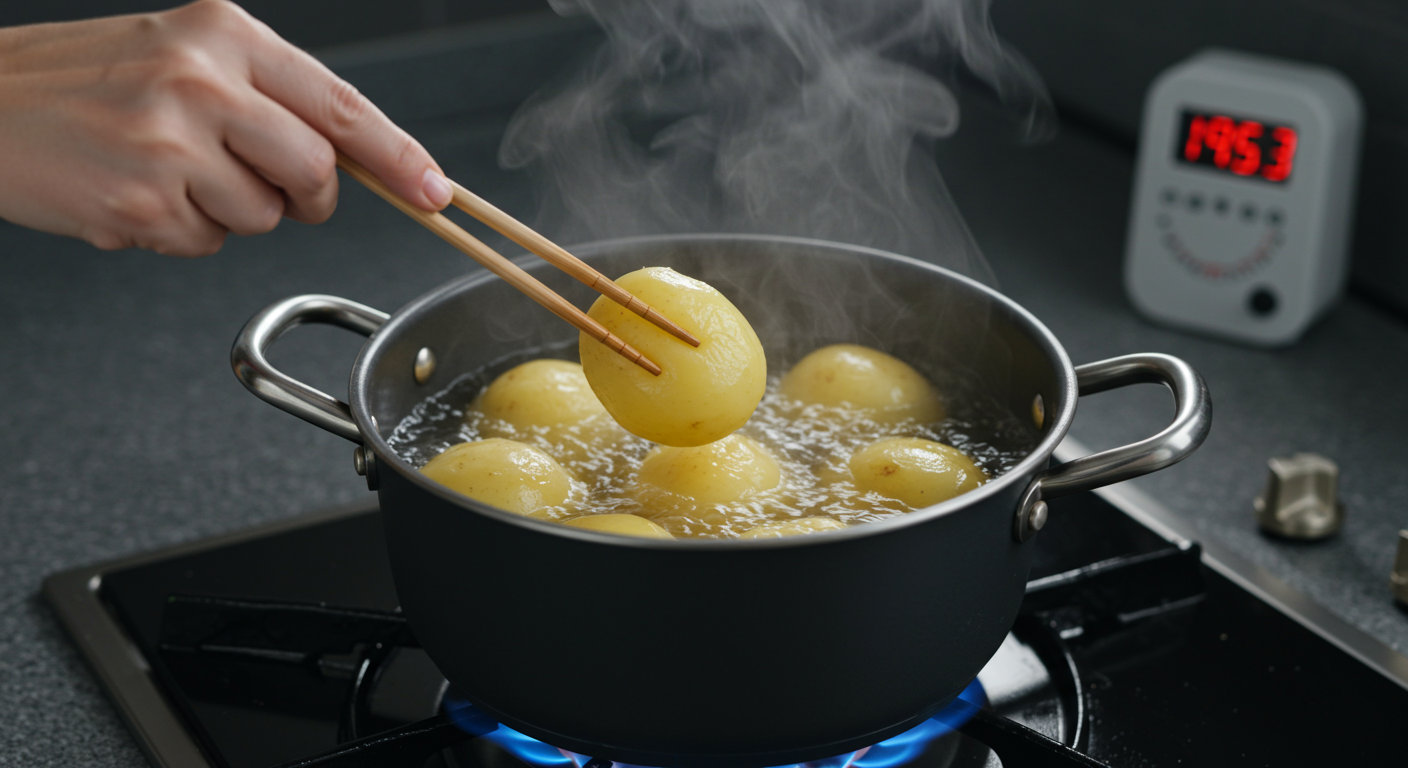 냄비로 감자 빨리 삶는 황금 레시피와 시간 💡