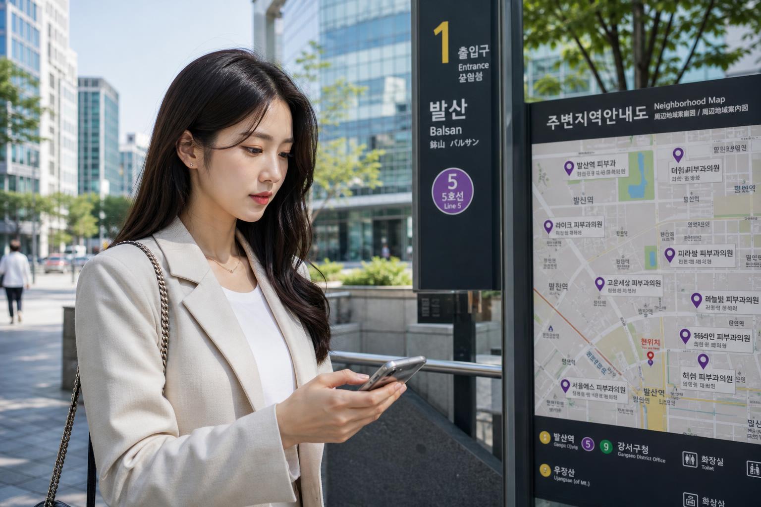 발산역 주요 피부과, 어디에 있나요?