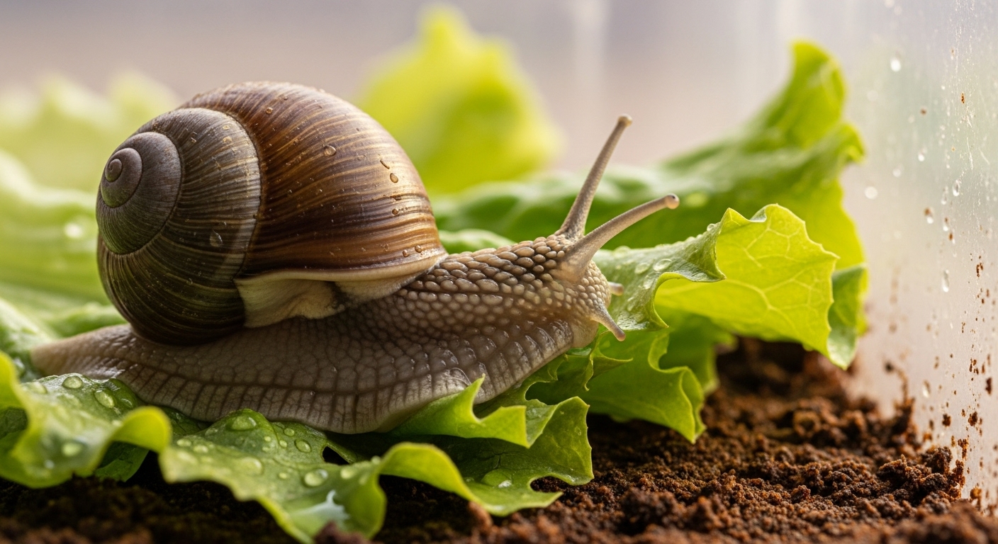 매일 챙겨야 할 달팽이의 채소 식단
