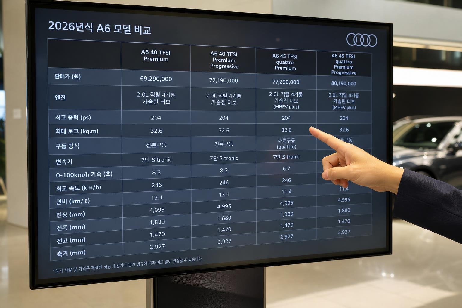트림별 가격과 나에게 맞는 선택은?