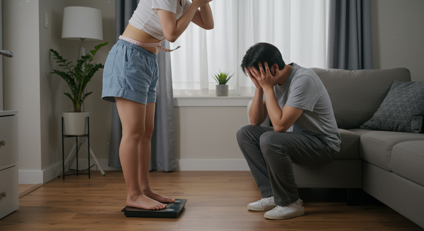 이유 없이 살이 빠지고 힘이 없나요?