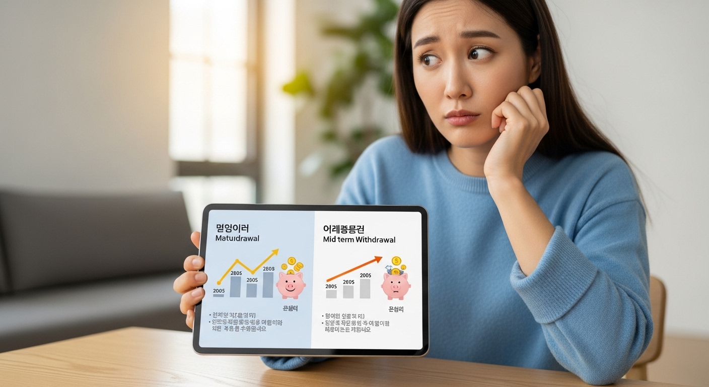 ISA 계좌 출금, 만기 vs 중도 어떤 게 다를까요?