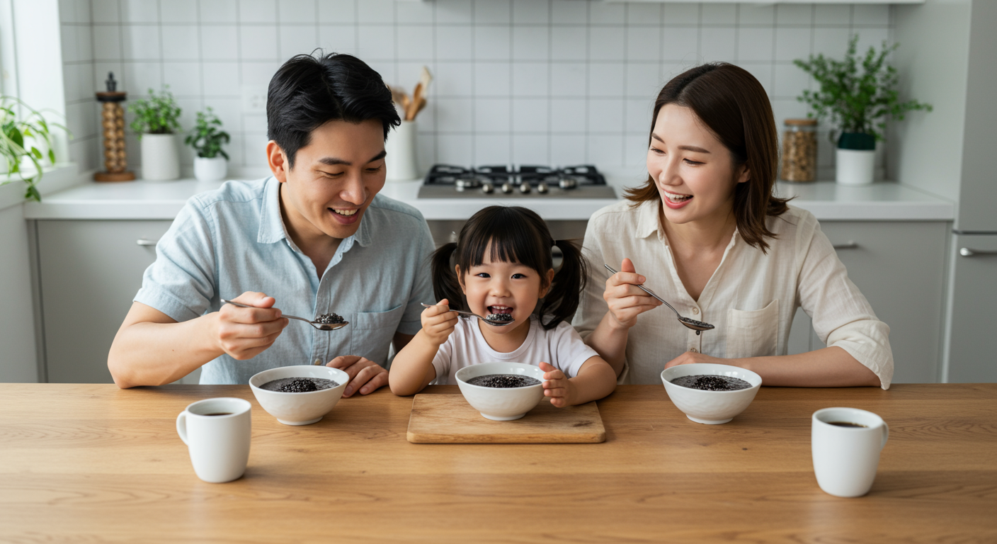 우리 몸에 좋은 흑임자죽 효능은?
