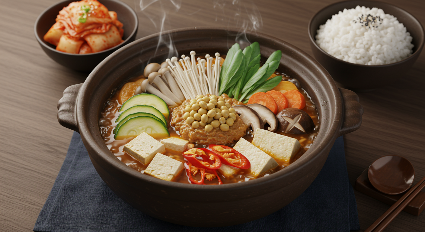 사계절 밥상 지킴이, 제철 식재료 된장찌개 레시피