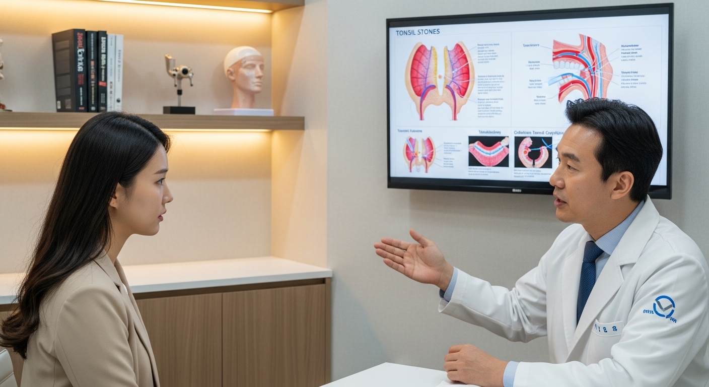 편도결석이 너무 심하다면? 수술적 치료 옵션