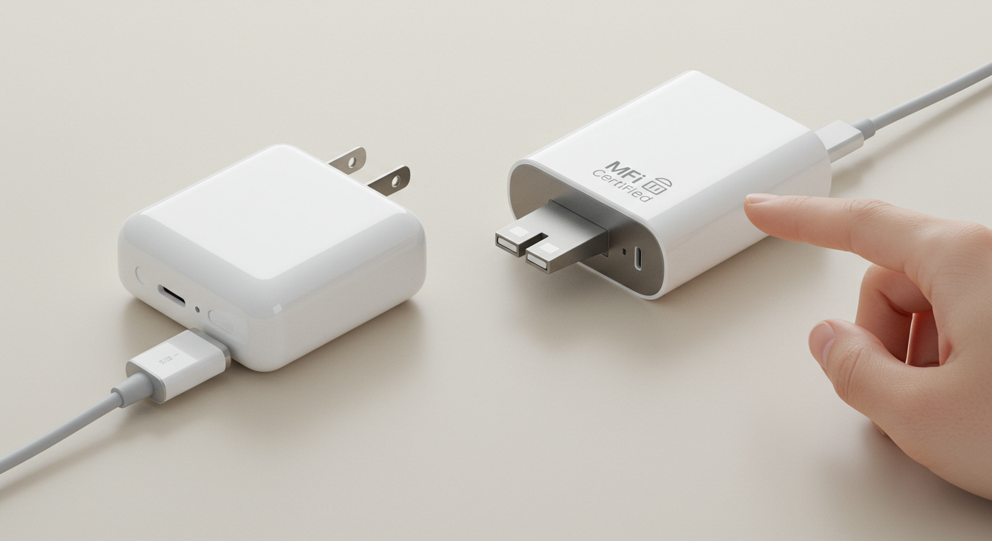 정품 vs 호환, 뭐가 다를까요? (충전기 비교)