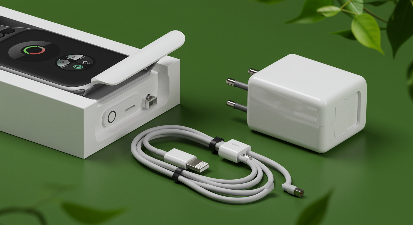 충전 어댑터는 왜 안 들어있죠? (애플의 환경 정책)