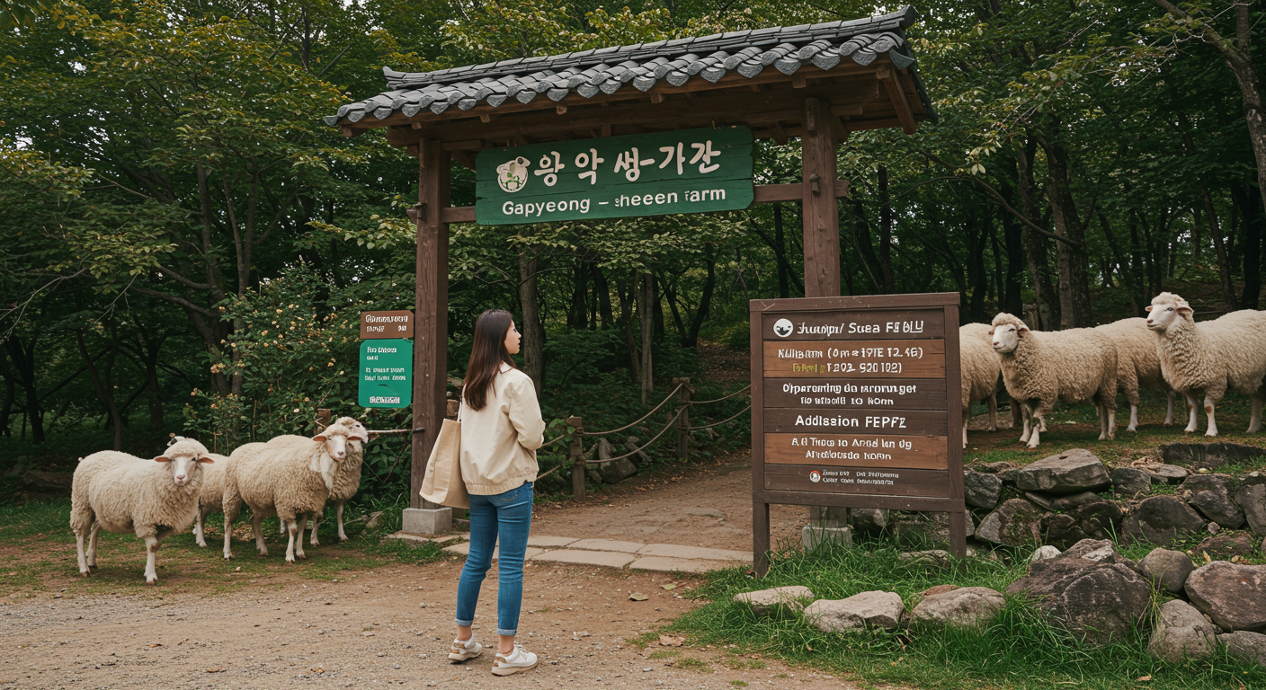 가평 양떼목장 운영시간 및 입장료 총정리 ⏰