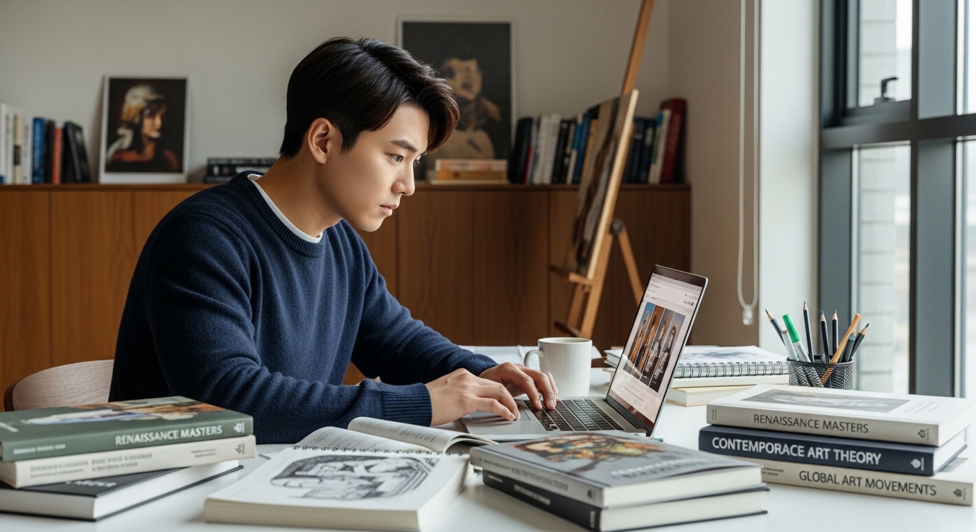 도전적인 유학 생활과 예술적 성장