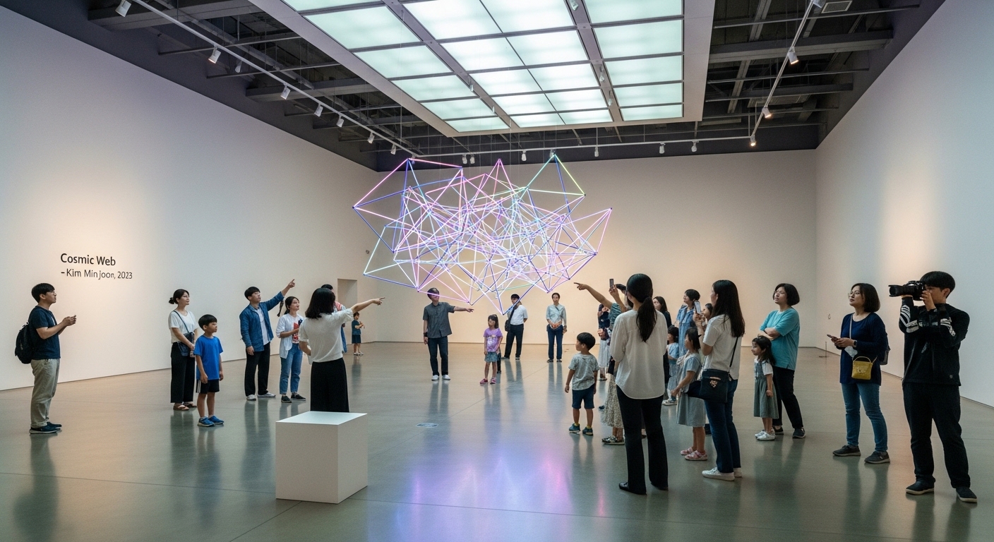 설치미술가로의 변신과 대표작