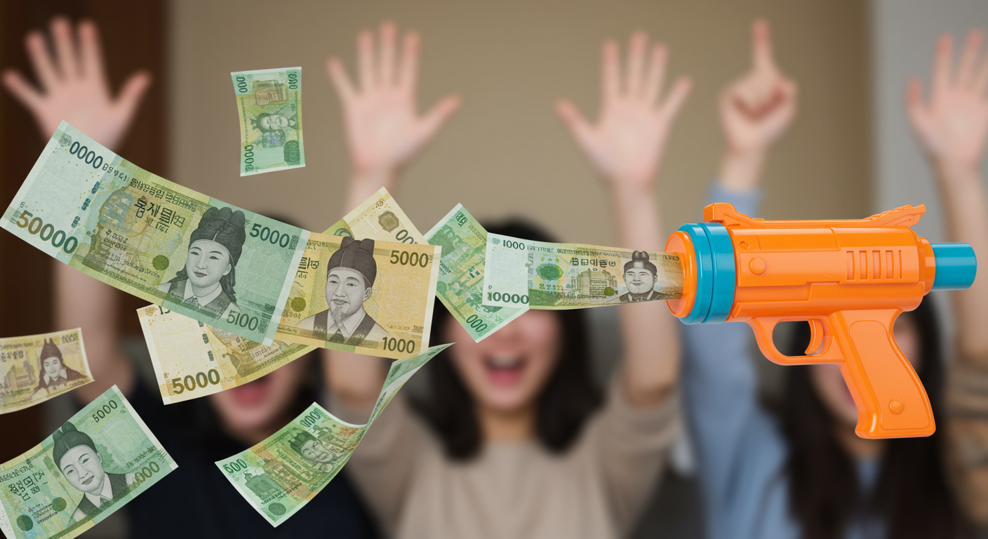 머니건에 얼마가 들어있을까요?