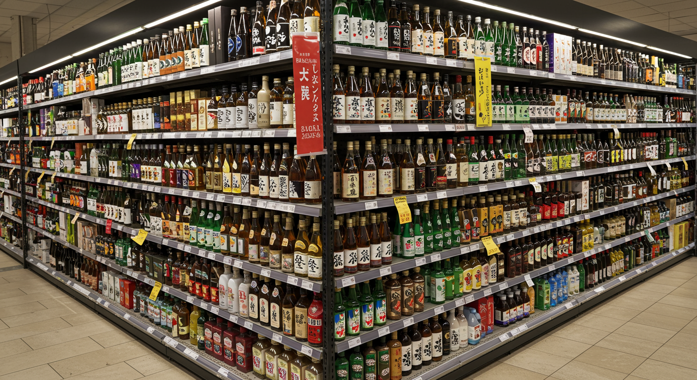 술 좋아한다면 주목! 대마도 다이렉스 주류 코너 정복하기 🥃