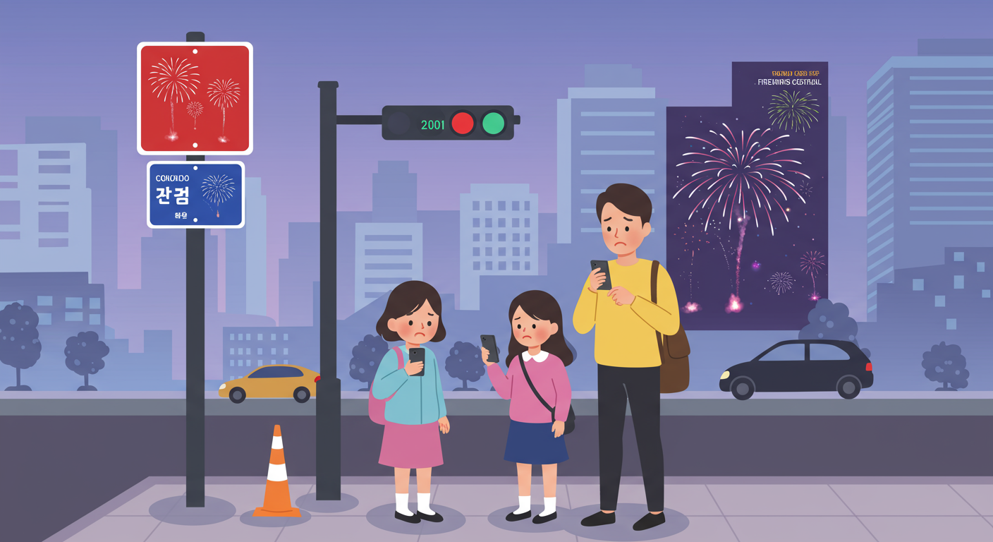 축제 당일, 여의도 불꽃축제 교통통제 구간과 시간