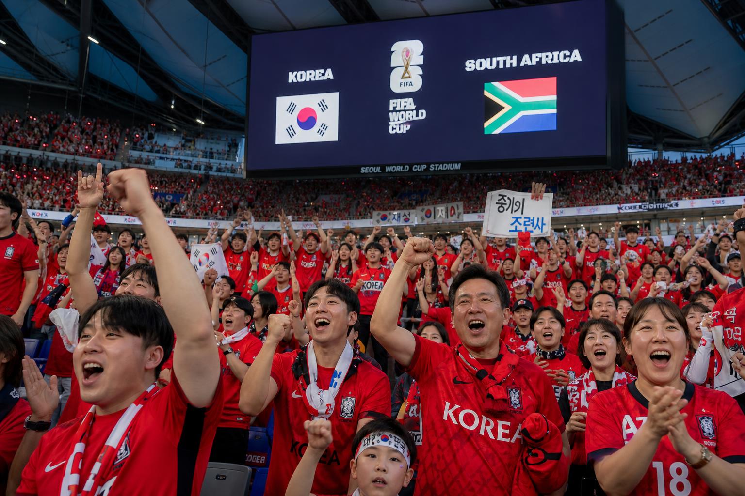 2026 북중미 월드컵, 한국과 남아공의 운명적인 만남