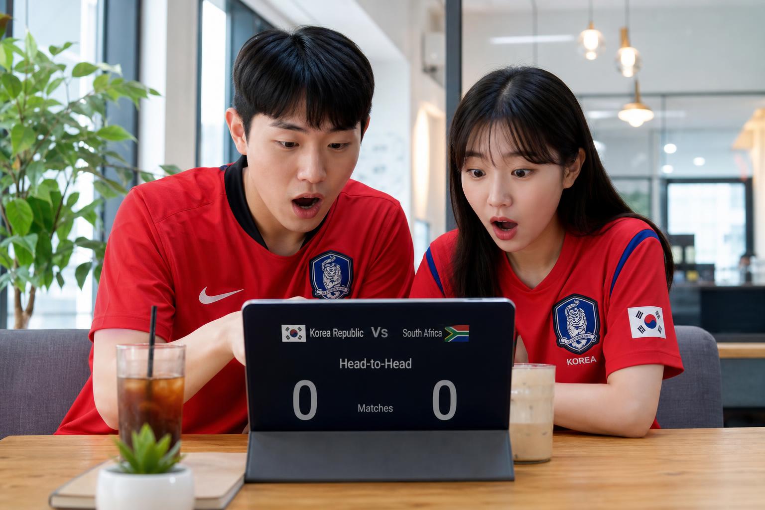 한국과 남아공, 월드컵에서 처음 만난다고요?