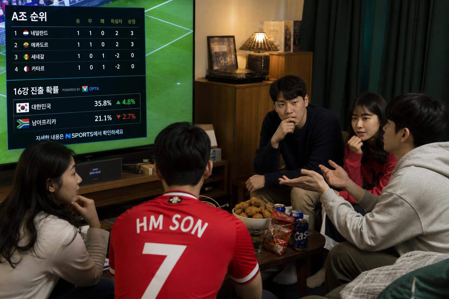 A조 경기 흐름 속, 한국과 남아공은 지금 어떤 상황일까요?