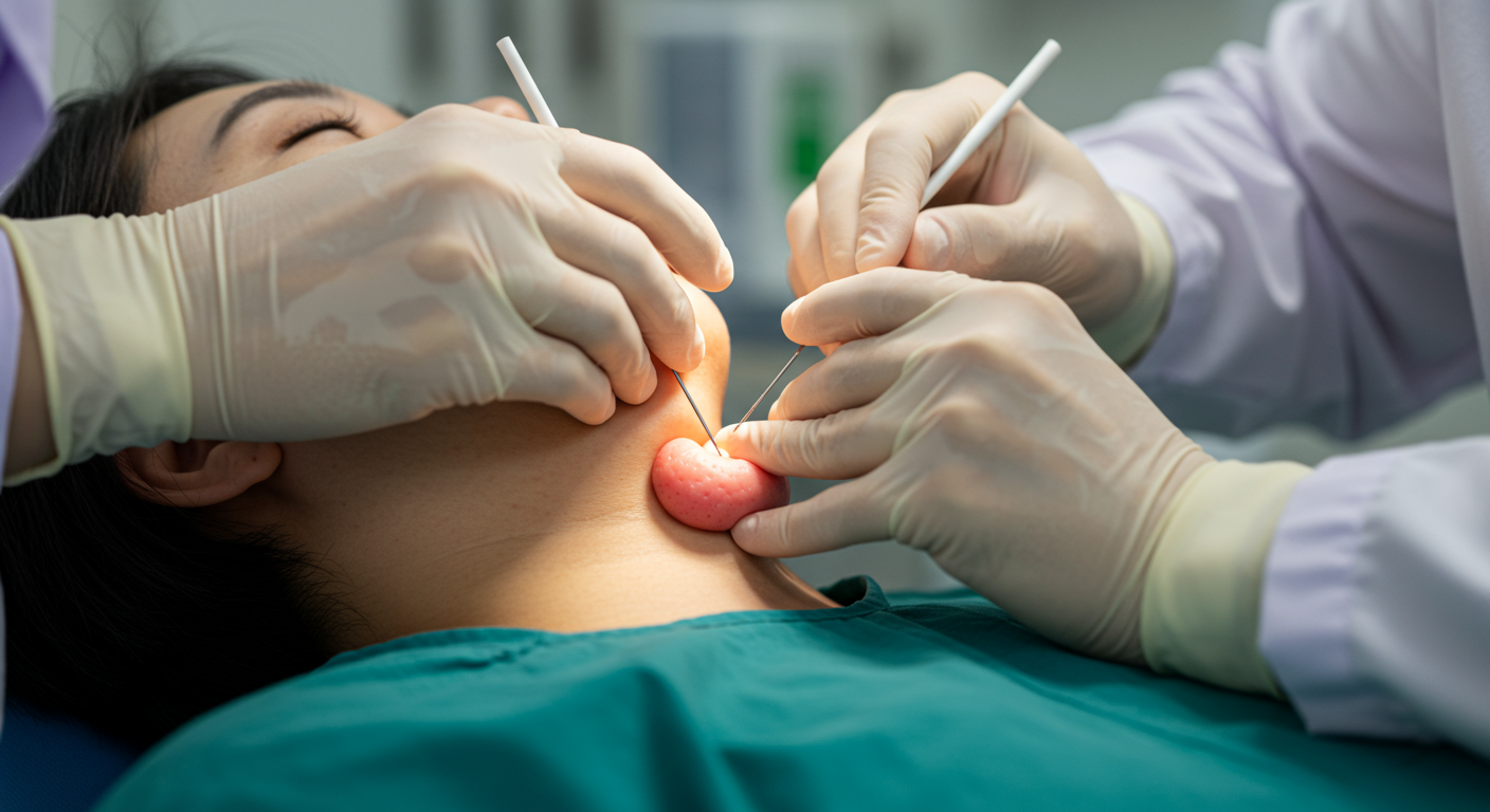 갑상선 세침흡인검사: 가볍게 톡! 세포를 보는 검사 (FNA)