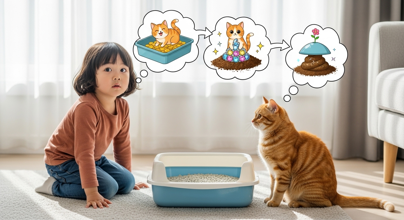 다양한 고양이 똥꿈, 각각의 해몽은?