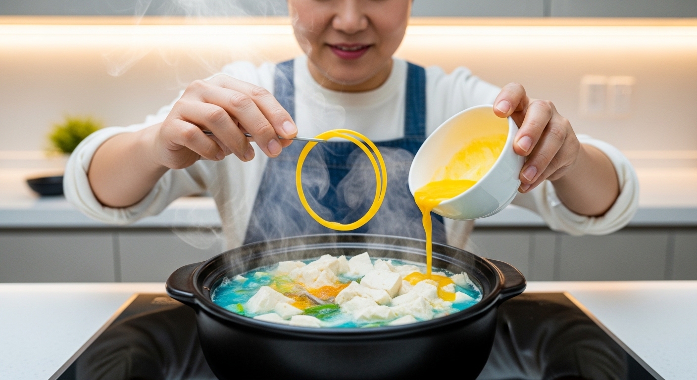 5분 완성! 순두부계란탕 기본 재료와 황금 레시피