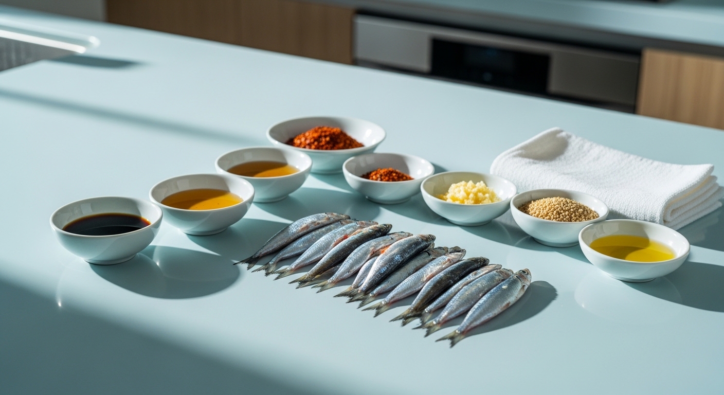 바삭한 멸치볶음의 핵심! 재료 준비부터 시작해요